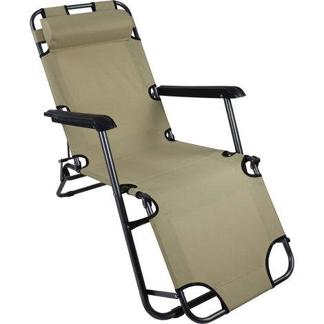 Chaise de salon Chaise de jardin Maltosa 153x27x60 - VCM (1/2)