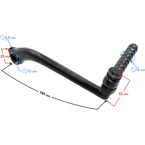 Levier de démarrage au pied pour scooter 125 (1/2)