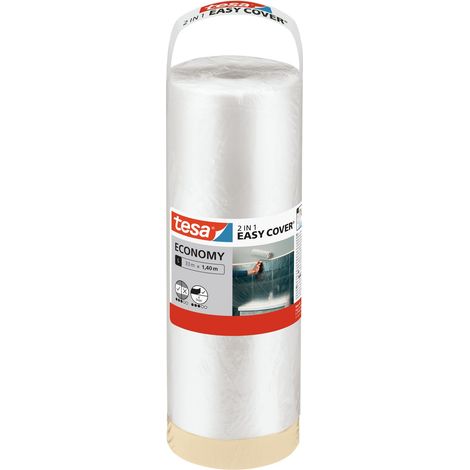 Tesa Easy Cover Economy Transparentes Klebeband 33 m x 140 cm (1/3)