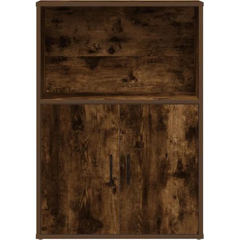 Bücherregal Räuchereiche 60x24x85 cm Holzwerkstoff vidaXL