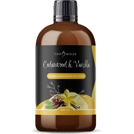 Olio profumato al legno di cedro e vaniglia 500 ml