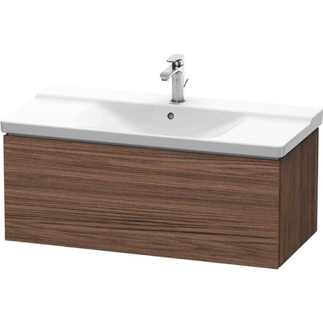 L-CUBE mobile lavabo 1020x481x405mm noce scuro