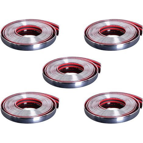 Convient aux bandes de garniture automobile chromées de 5 x 20 mm et de 5 m, bandes de protection anti-collision auto-adhésives pour camions. (1/5)