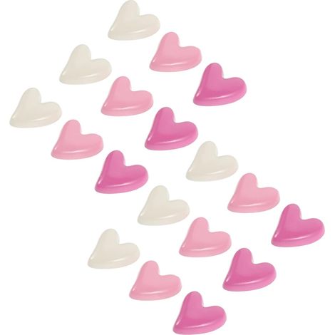 18 Pcs Aimant Réfrigérateur en Résine de Cœur, Support Photo et Mémo, Décor Créatif et Mignon Cuisine, pour Rappels et Décoration (1/5)