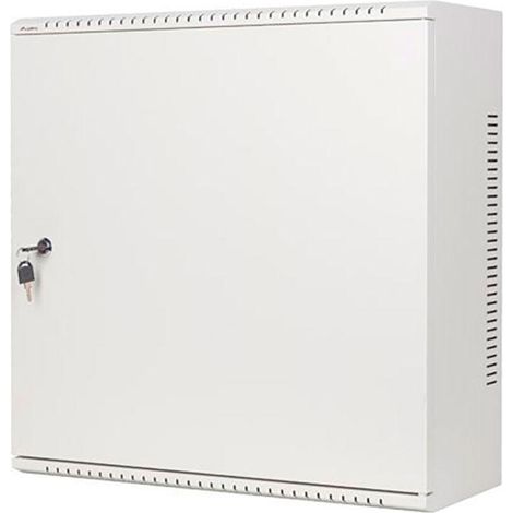 Lanberg Armario para rack mural 19'' gris claro perfil bajo (1/3)