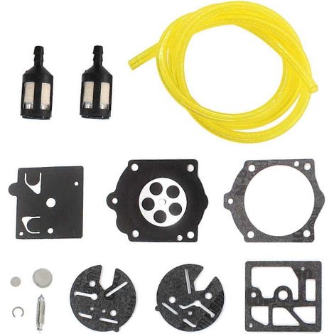 Kit de réparation de carburateur pour tronçonneuse McCulloch Pro Mac 610 650 655 : filtre, membrane et conduite de carburant (1/5)