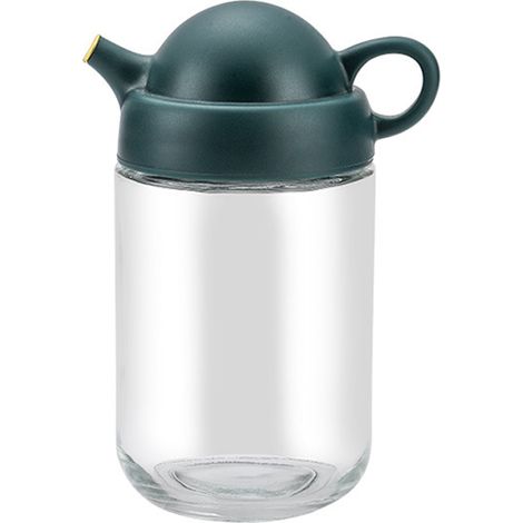 Distributeur d'huile d'olive en verre sans plomb et bouteilles de vinaigre pour la cuisine, 260 ml (1/5)