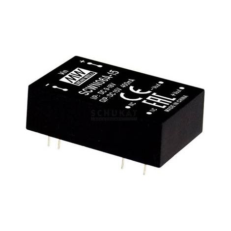 Mean Well SCWN06B-03 Module convertisseur CC/CC 1.2 A 6 W Nbr. de sorties: 1 x Contenu 1 pc(s) Q123662 (1/2)