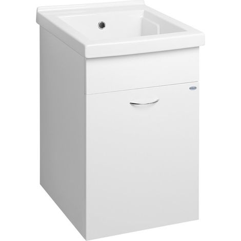Céramique Utilitaire Couvercle avec Cabinet 45x50 cm, Trap inclus (1/4)