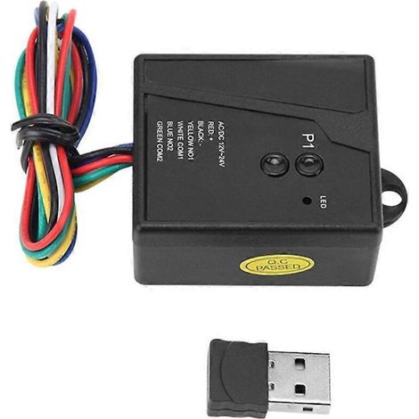 Récepteur universel d'ouverture de porte de garage avec capteur USB, Bluetooth 2,4 GHz, 12/24 V, télécommande pour portail et émetteur pour voiture
