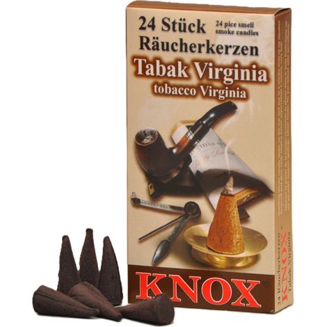 Knox Räucherkerzen - Tabak Virginia 24 Stück