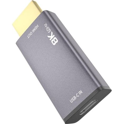 Adaptateur USB-C vers HDMI 8K 60Hz, câble vidéo USB-C pour moniteur HDMI (1/5)
