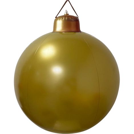 Boule De Noël Gonflable - 30 Cm - En Pvc - Décoration Extérieure Et Intérieure - 1 Pièce (1/5)