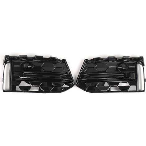 Unterer Frontstoßstangengrill, Nebelscheinwerferabdeckung für Audi A6L, schwarz (1/5)