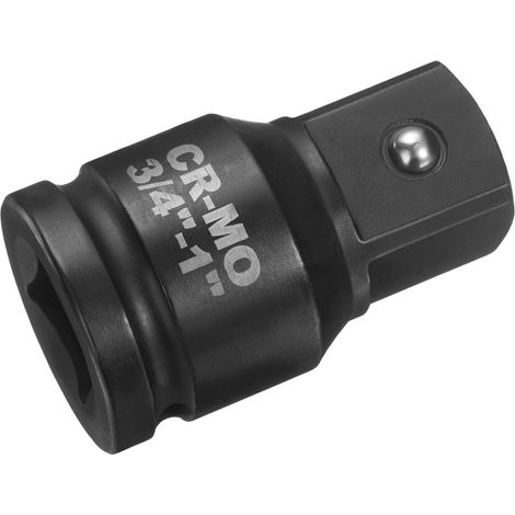 Adaptateur De Douille À Choc 3/4" Femelle Vers 1" Mâle Carré Noir (1/5)