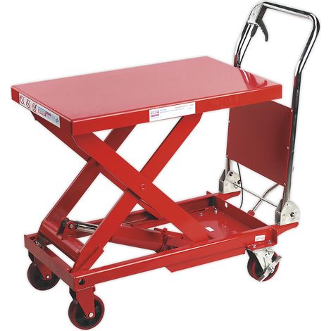 Sealey Hydraulic Scissor Lift Platform Table 500kg Capacity HPT500 (1/2)