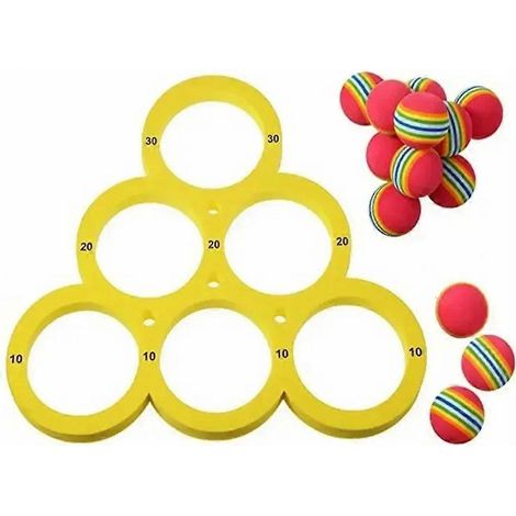 Jeu de piscine flottant Fun Splash - Balle en EVA de couleur aléatoire, idéale pour s'amuser en été (1/5)