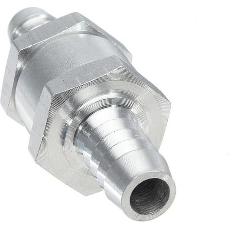 Enowelir 2Pcs Clapet Anti-Retour, 8MM D'aluminium Carburant Non Retour Clapet Anti-Retour, Valve De Contrôle De Carburant (1/4)