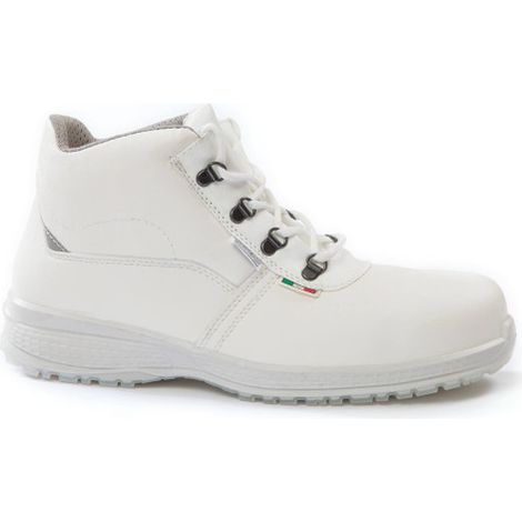 Bota blanca de trabajo sin metal CONSTANTA S2 con cordones GIASCO 47