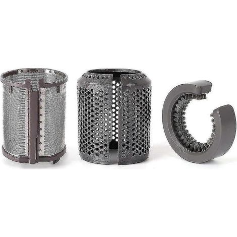 Filtre intérieur + cage de filtre extérieur pour sèche-cheveux modèles HD01, HD03 et HD08, avec filtre de nettoyage inclus. (1/5)