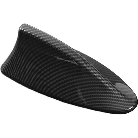 Antenne requin BMW Série 5 F10 2010-2016, coque carbone, cache toit en fibre de carbone, remplacement pièce auto, finition noir, compatible berline. (1/5)