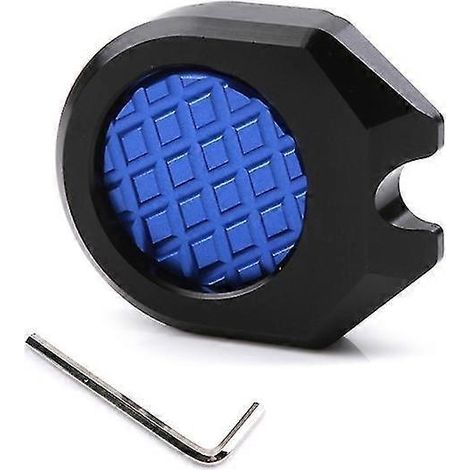 Motorrad Kickstand Extender Aluminiumlegierung Mittelmontage Fußständer Kickstand Extension Enlarger Pad für Nmax155 300 - Blau (1/5)