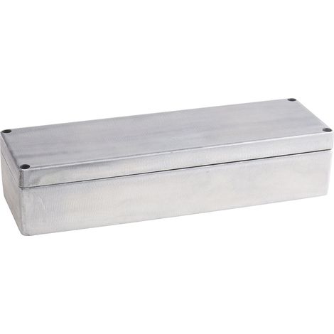 Boîtier RS PRO en Fonte d'aluminium, 250 x 80 x 55mm, Argent IP66 ( Prix pour 1 ) (1/2)