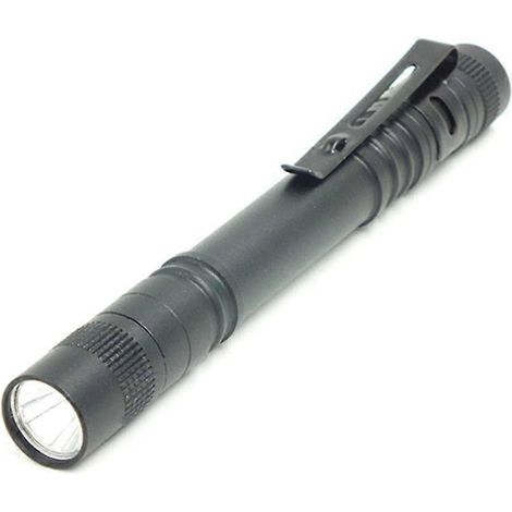 Lampe torche stylo de poche LE C120, petite, mini, stylet avec clip, fonctionne avec une pile AAA [non incluse], lampe torche idéale pour l'inspection. (1/5)
