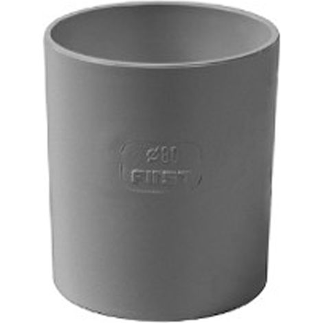 Manchon pour tube de descente Ø50 - gris - First Plast