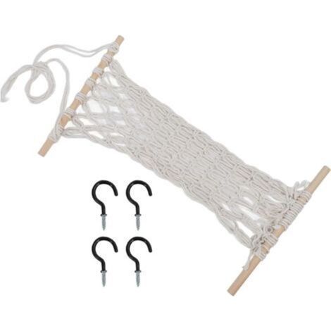 Hamac à Fruits de Grande capacité, Sac de Filet de Rangement tissé à la Main pour Fruits et Légumes dans la Cuisine, Rangement de Style Minimaliste Moderne avec Corde en Coton, (1/5)