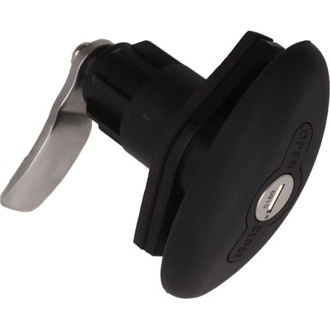 Cadenas de coffre à outils 32 mm pour camping-car, noir, étanche, antichoc, haute étanchéité, convient aux camping-cars, bateaux, yachts et remorques. (1/5)