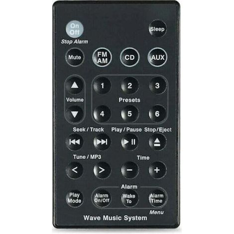 Ersatzfernbedienung für Bose Wave Musiksystem AWR1B1 AWR1B2 AWRCC1 AWRCC2 AWRCC3 (1/3)