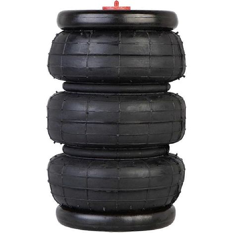 Amortiguador de suspensión neumática de goma de 113 mm con puerto NPT de 1/2 pulgada para camión (1/5)