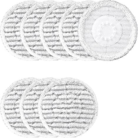 Lot de 8 lingettes de rechange lavables pour balai vapeur Shark S7001 S7000 S700amz, idéales pour les sols durs. (1/5)