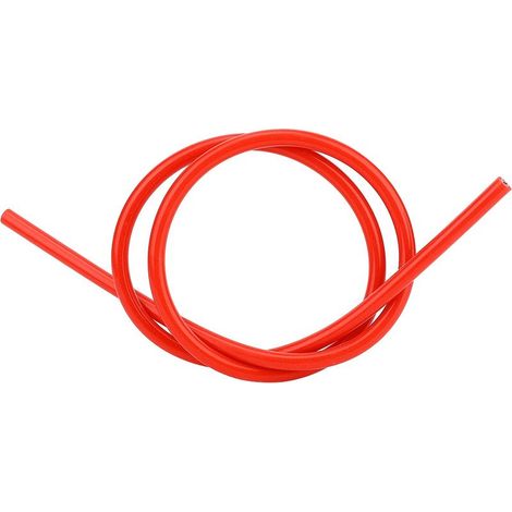 Pièce de rechange d'accessoire automatique de voiture de fil de cable d'allumage d'étincelle de Silicone de 8mm (rouge)