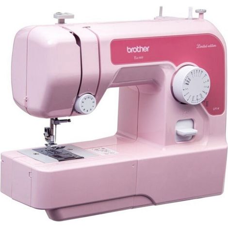 Máquina de coser Brother lp14 14 puntadas luz LED rosa