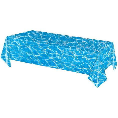 Nappe jetable motif vagues océaniques (1/5)