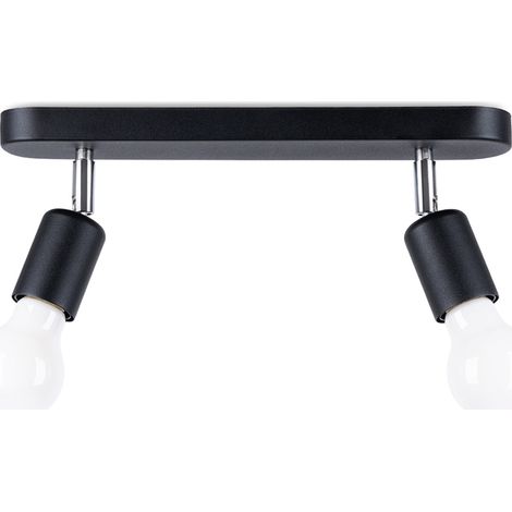 FORNES 2 black ceiling lamp (1/5)