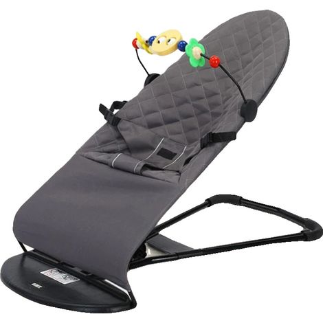 Transat pour bébé, Dossier réglable, Mouvement naturel, TT001-Gris (1/2)
