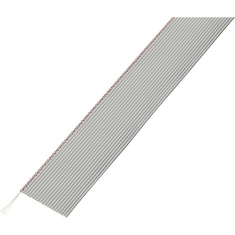 TRU COMPONENTS 1567187 Cavo piatto Passo: 1.27 mm 20 x 0.035 mm² Grigio 30.5 m (1/2)