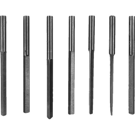 Set di 7 pezzi per incisione, in acciaio al tungsteno, struttura resistente. (1/2)