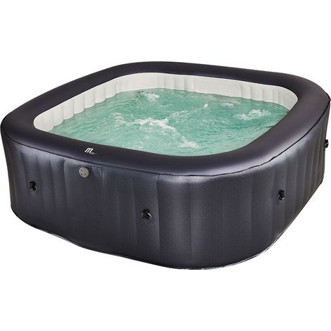 Spa gonflable 6 places carré – 125 jets – 930L – Technologie M-ONE – Chauffage rapide à 40°C – Ultra-violets et générateur d'ozone – Red Deco (1/5)
