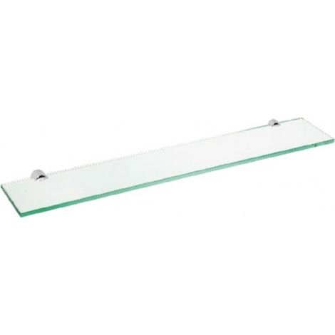 Etagère, tablette murale de douche ALFA en verre 60 x 12 x 2cm (1/5)