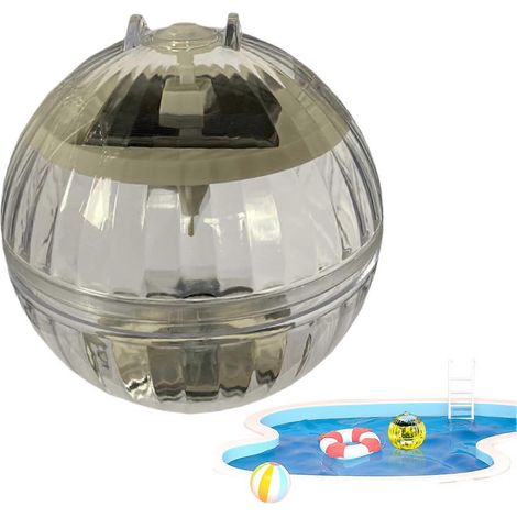 Lampes solaires flottantes pour piscine, LED solaires étanches, fontaine à détection intelligente, pour piscines carrées de 10 cm, jardins et étangs.
