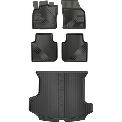 SET 77 Alfombrillas y tapete Skoda Kodiaq 1 2016-2024 7 plazas con zwb (1/5)