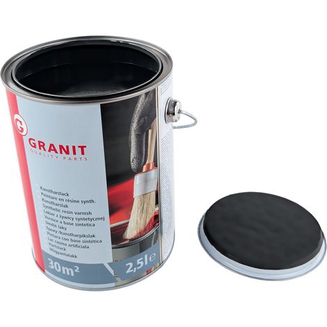 Vernice nera per sottoscocca, vernice nera WILKKENS NOPOLUX GRANIT lattina da 2,5 l (1/2)