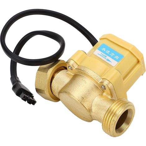 Pompe de surpression domestique en cuivre pur, pompe de surpression automatique 6 points vers 6 points, spécialement adaptée avec un interrupteur de contrôle de débit d'eau électronique. (1/5)