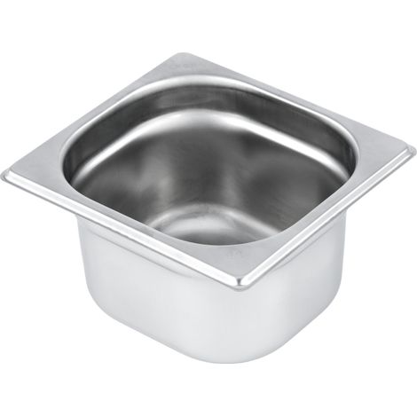 Bac Gastronorme 1/6 - 100 mm - 2,1L - AISI 201 - Casselin