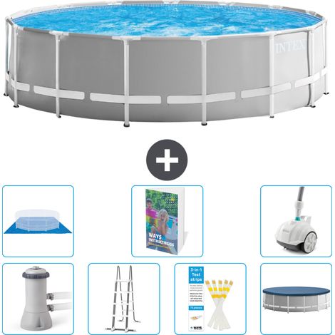 Prism Frame Pool Rund - 457x122 cm - 8-teilig S616