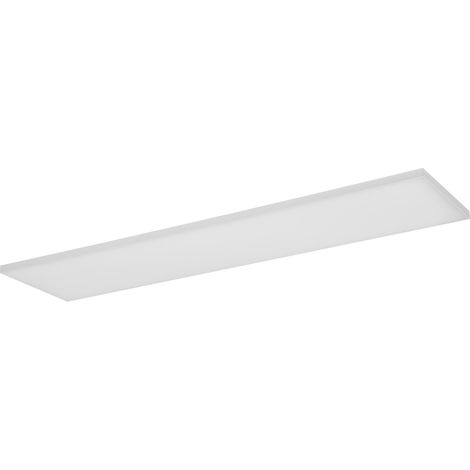 OSRAM Panneau lumineux Planon Frameless blanc avec technologie LED avancée, 40 W, forme rectangulaire (1200 x 300 mm), couleur de lumière blanc chaud à 3000 K, boîtier en aluminium (1/5)